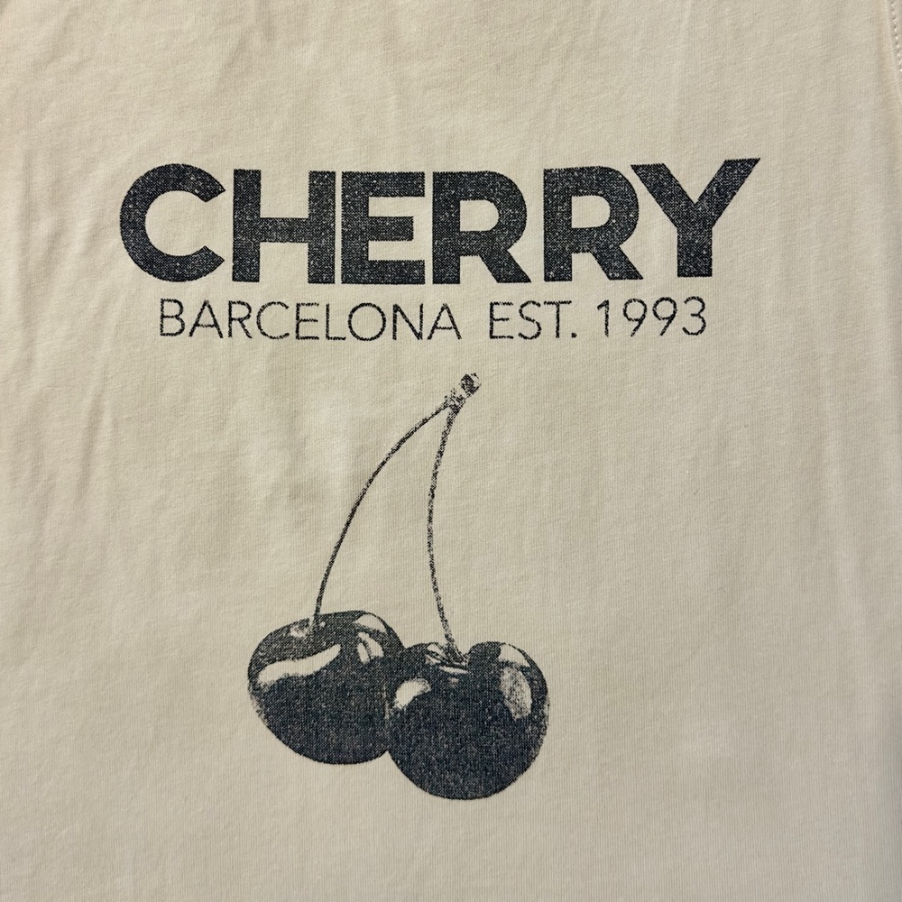 Mango MNG Top with Cherry Print - Picture 2 of 5